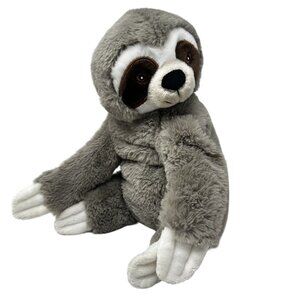 Wild Republic Ecokins Sloth Plush Stuffed Animal 12 Inch Embroidered Eyes